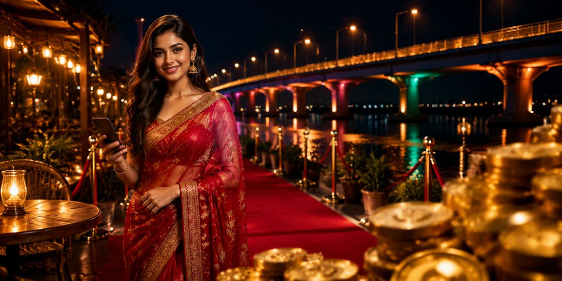বরিশালে শাড়ি পরে মোবাইল ক্যাসিনো উপভোগ