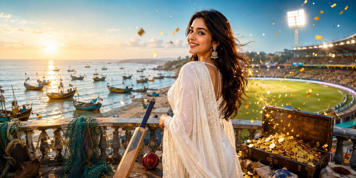 কক্সবাজার সমুদ্র সৈকতে ক্রিকেট বেটিং করছেন একজন খেলোয়াড়