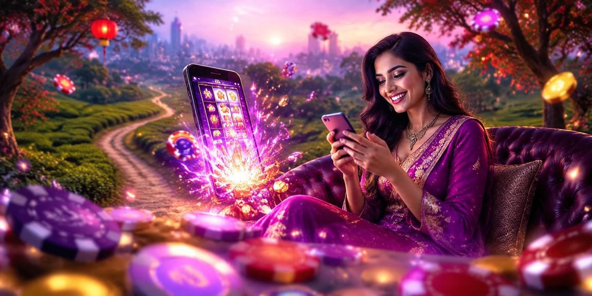 রংপুরে লাল-সবুজ পরিবেশে স্লট গেম খেলছেন একজন খেলোয়াড়